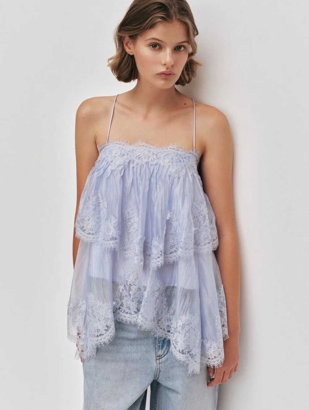 Aje Ophelia Lace Cami - Picture 3 of 16